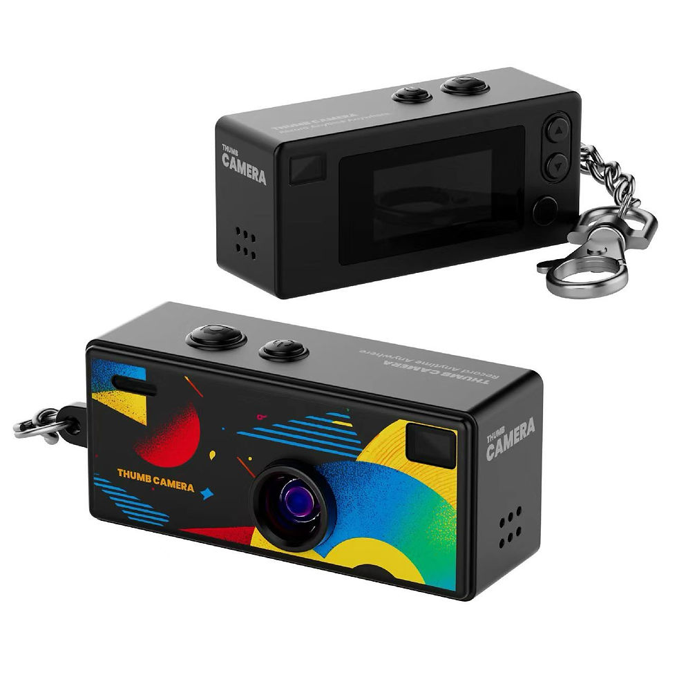 Thumbnail: Magecam Digital Camera 0.96 Inch Keychain Camera Retro Support Memory Card 1080P