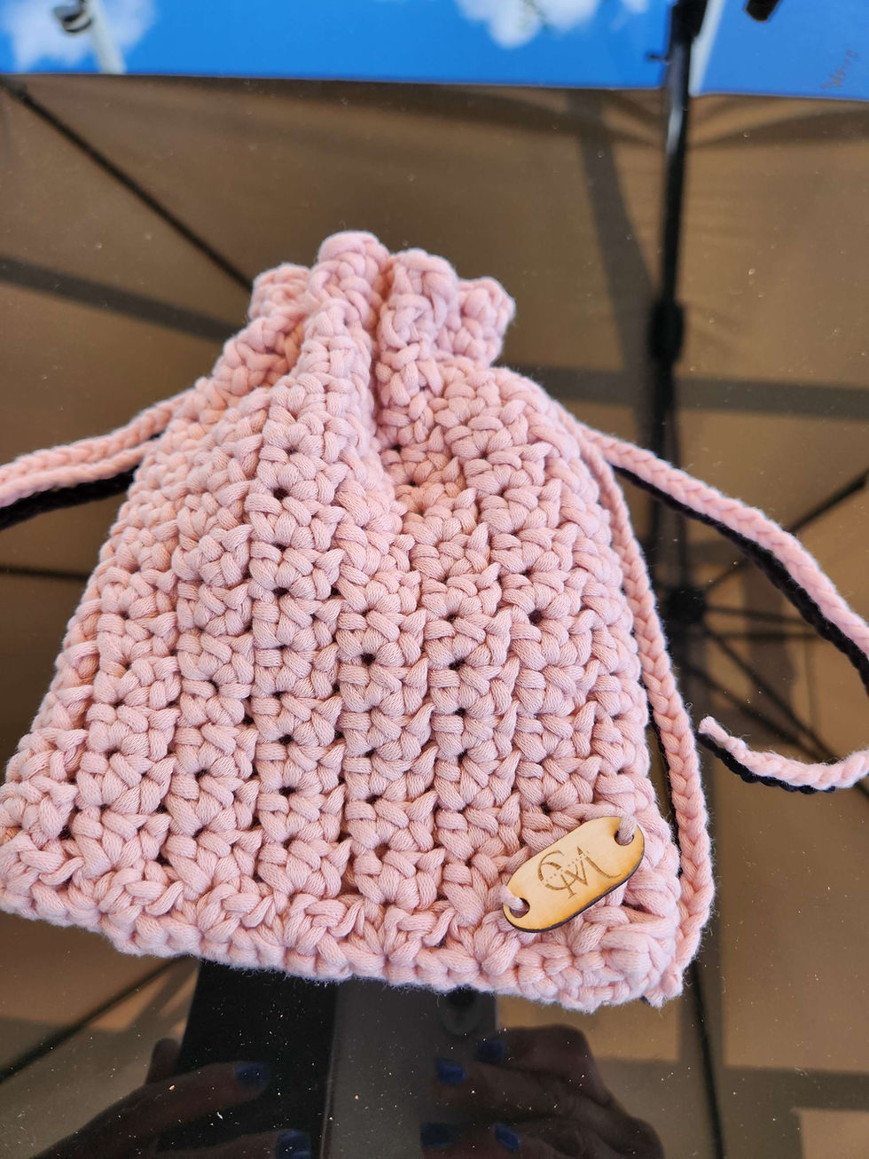 Thumbnail: Crochet bag of Crystals 