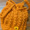 Thumbnail: Handmade Crochet Drawstring Pouch – Caramel with Pearl Accents