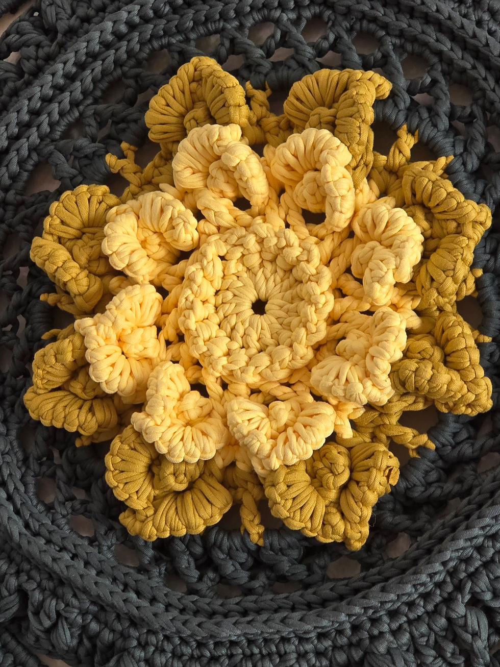 Thumbnail: Sunshine Bloom Crochet Wall Hanging