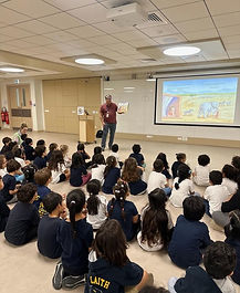 Presentation of Mother To Elephants to K-1 students