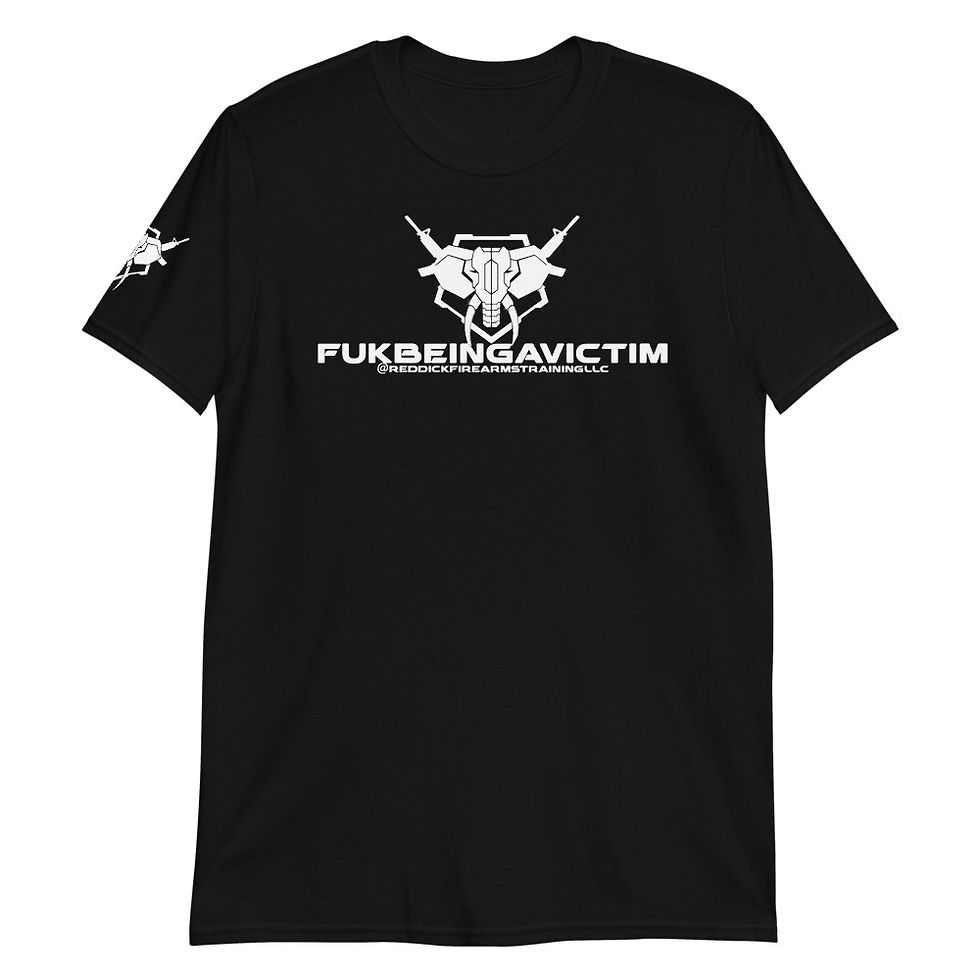 Thumbnail: "FUKBEINGAVICTIM" Short-Sleeve Unisex T-Shirt