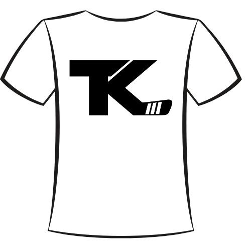 White TK Hockey Dry-Fit | TYLER KENNEDY HOCKEY