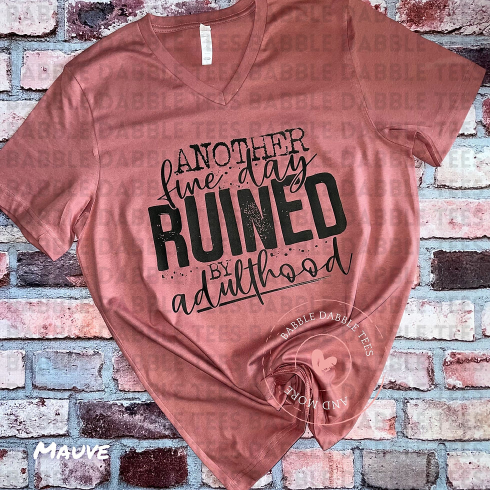 Another Fine Day Ruined by Adulthood