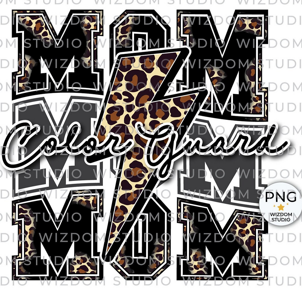 Color Guard Mom Stacked