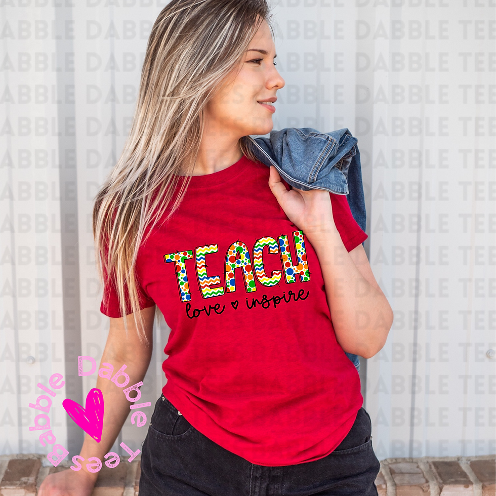 Teach Love Inspire Doodle