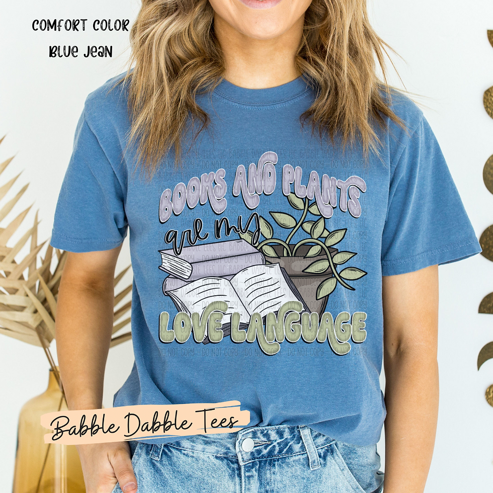 Books and Plants are My Love Language