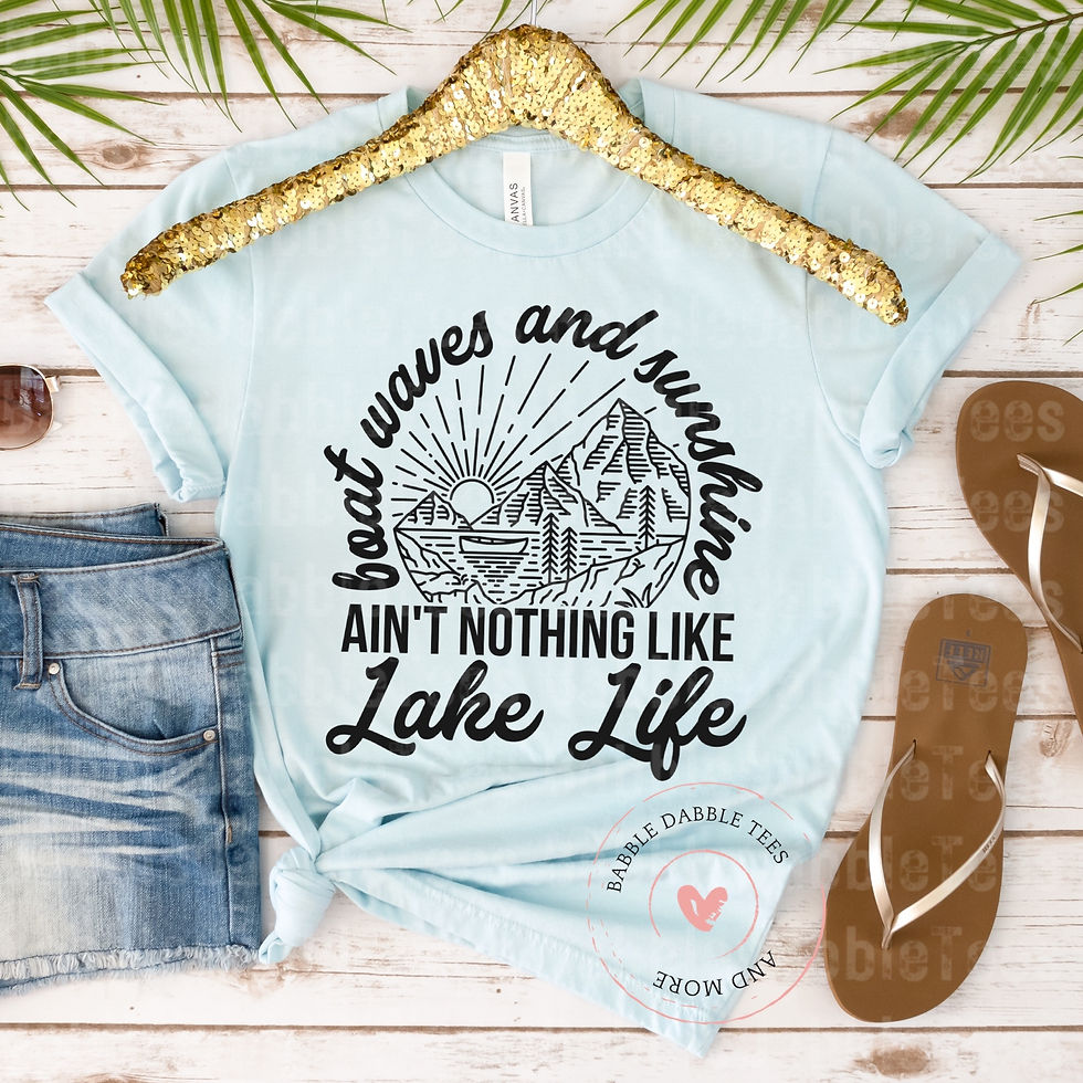 Boat Waves and Sunshine ~ Ain't Nothing Like Lake Life