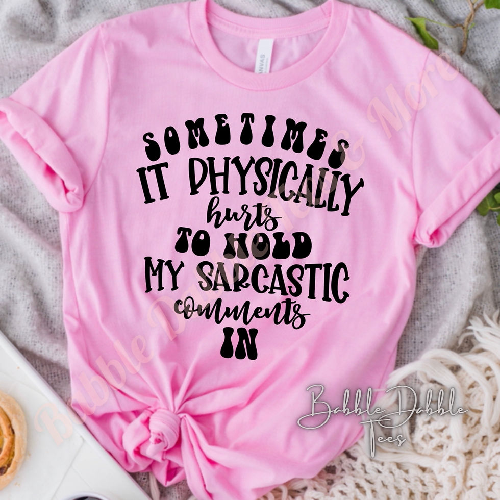 Sometimes It Physically Hurts to Hold My Sarcastic Comments