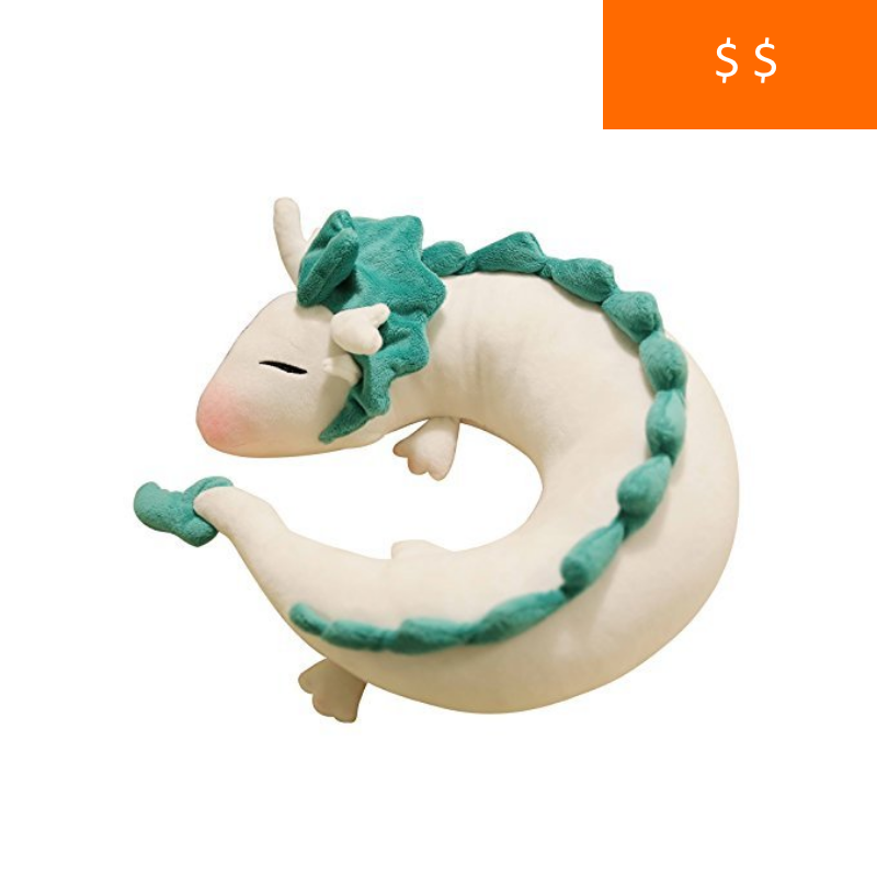 Evalent Anime Cute White Dragon Pillow Neck U-Shape1