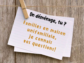 Familles en maison unifamiliale, je connais vos questions