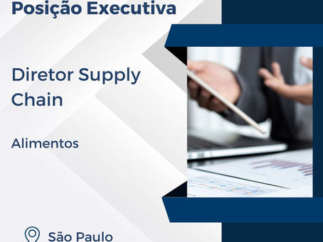 Diretor Supply Chain | Setor alimentício | São Paulo