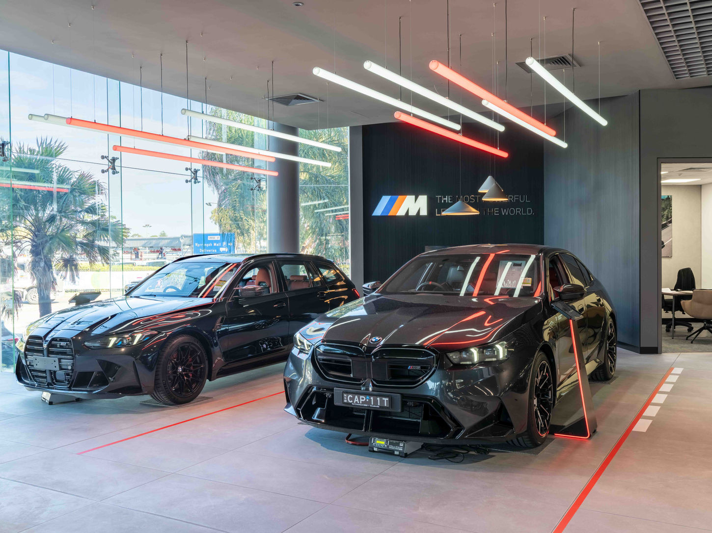 BMW Col Crawford Showroom — exterior view showing the showroom building and surrounding site