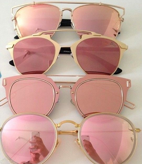 pink mirrored sunglasses #dior: