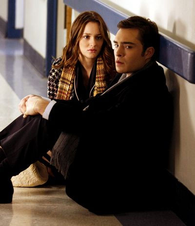 "You're not like that anymore. You're strong. You carry people, you carry me" Blair Waldorf. Blair in houndstooth and plaid scarf.: