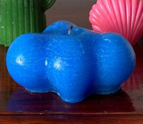 Vela aromática con forma de nube