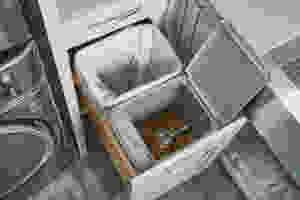 Pull Out Trash Cans Wellborn Cabinetry
