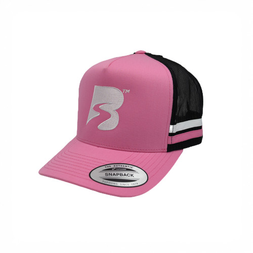 6507 Pink/Black Pinched A Frame Trucker | Big River Gear