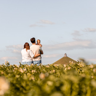 Photo de famille en extérieur