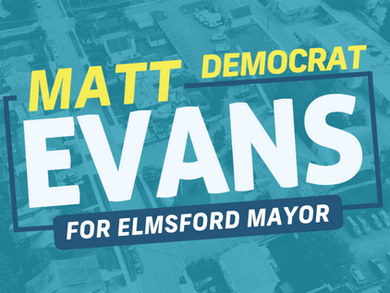 Matt Evans Receives First-Ever Endorsement for Mayor from Elmsford Democratic Village Committee