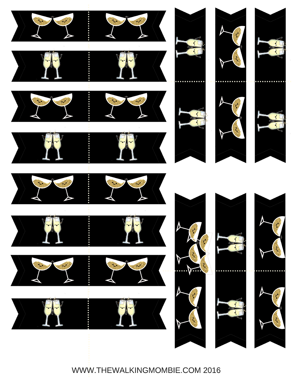 printable straw decor