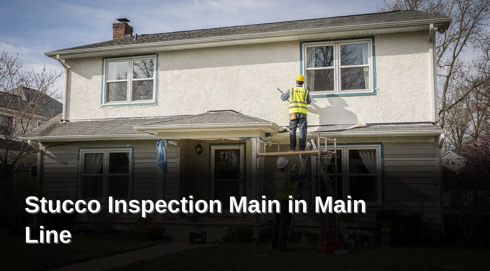 Stucco Inspection Main in Main Line and West Chester, Pennsylvania