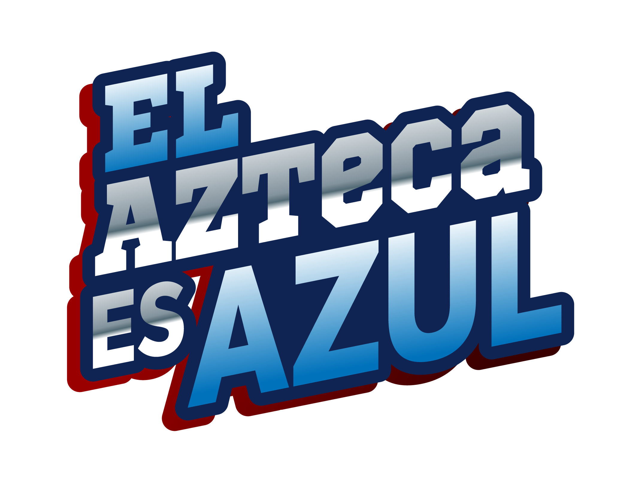 EL AZTECA ES AZUL
