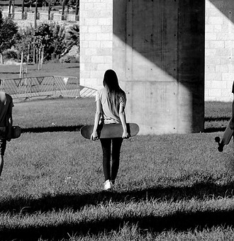 łyżwiarze Walking