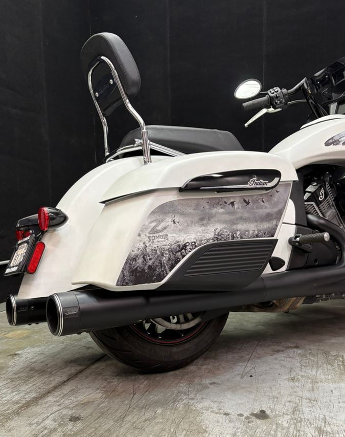 Redline Performance 4.5" Slip-On | Indian | Chrome or Black