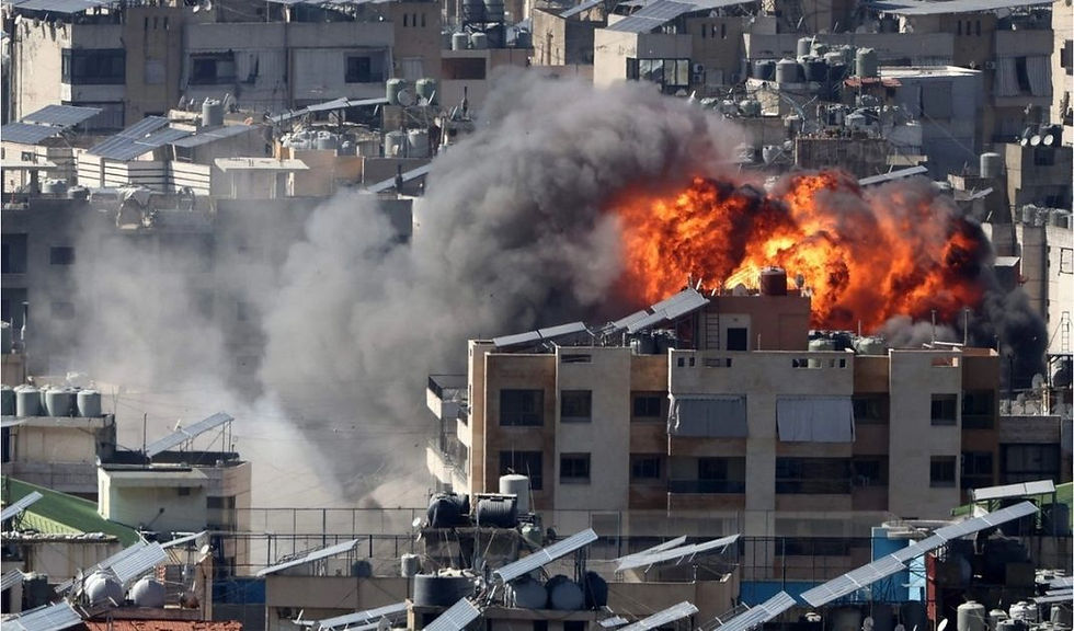 Beirut bajo fuego; Israel no perdona