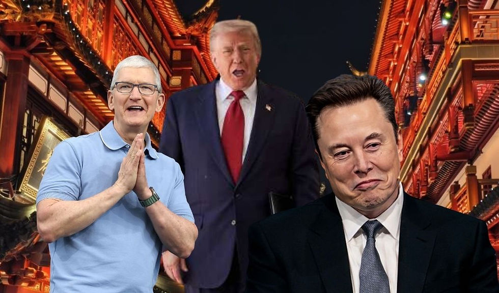 Trump viaja a China con líderes de grandes empresas
