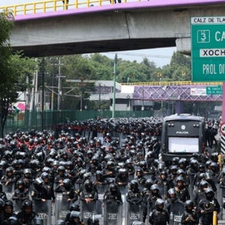 Reconoce Harfuch labor policial durante inauguración del Mundial