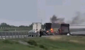 Cae “R9” y responden con fuego y carreteras cerradas