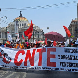 CNTE mantiene presión y pone las pensiones al centro de su lucha