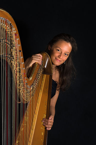 Foto Francesca Miglierina arpa, immagine Francesca Miglierina arpista