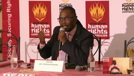 SAMRK/SAHRC : Mafube's intervention team incomplete