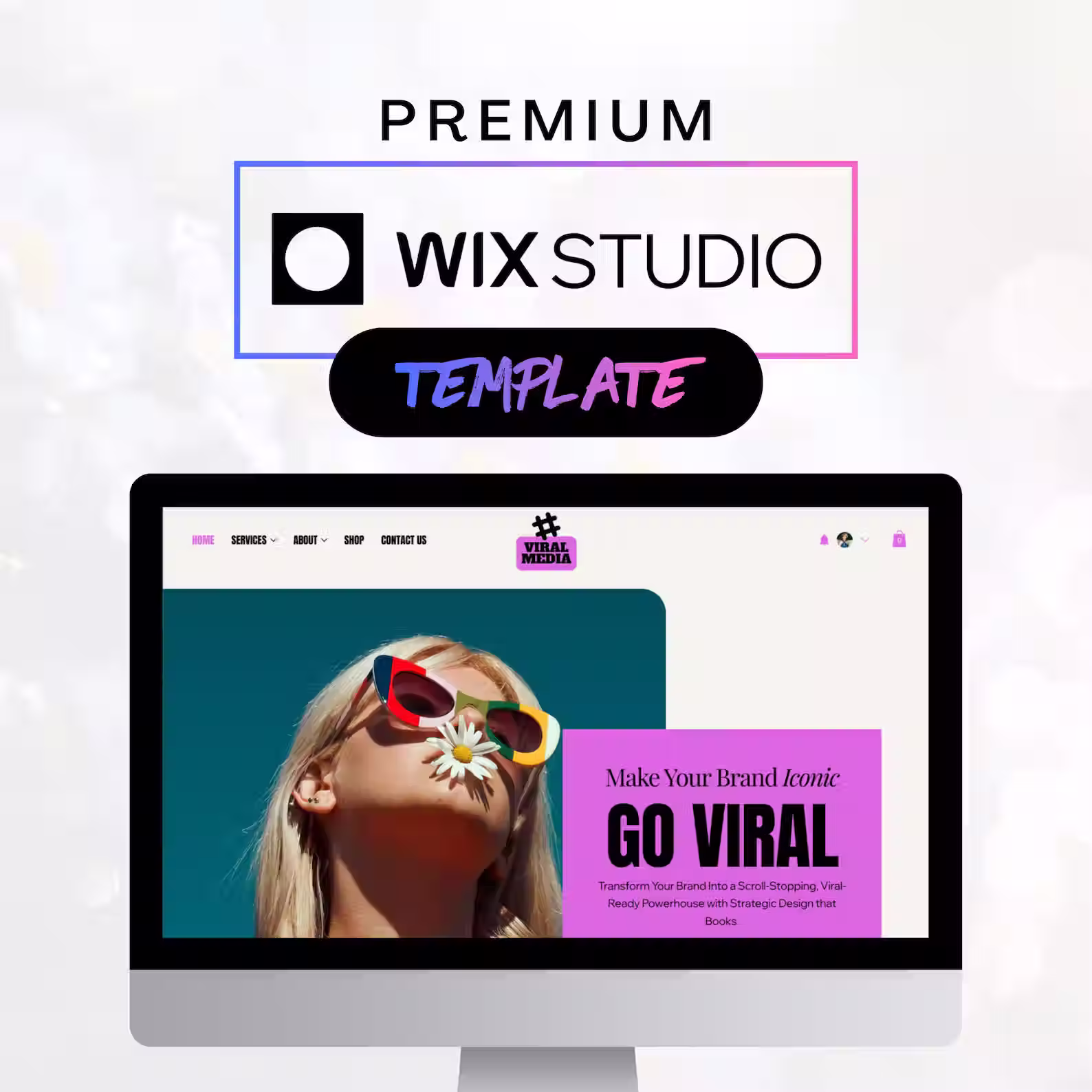 Viral Media Wix Studio Template