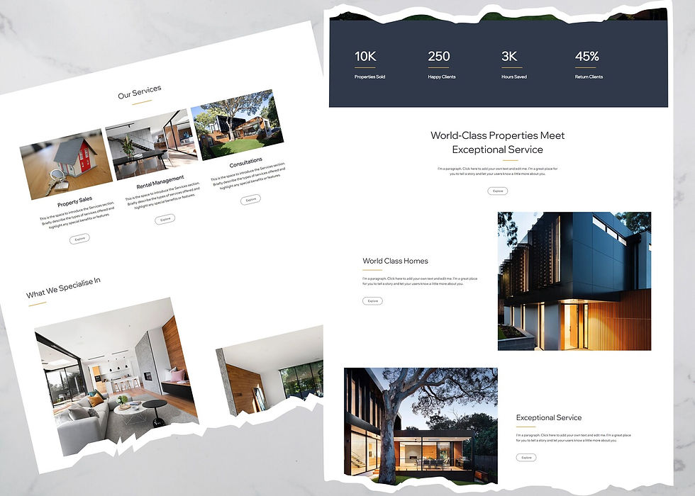 Thumbnail: Luxe Homes Wix Studio Template