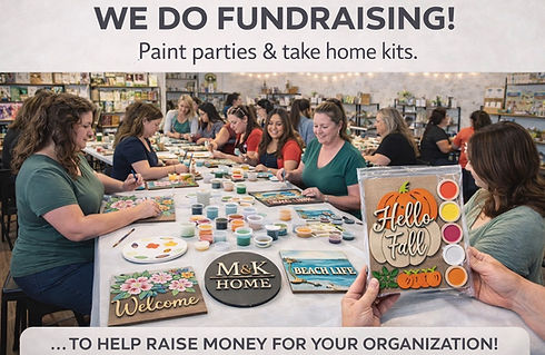 Solely you craft fundraising paint parties raise money for charity or your organisation