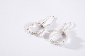 Silver earrings Ivy Gao custom jewellery in Melbourne and across Australia, offering a curated mix of gold jewellery, silver jewellery, and unique designer jewellery handmade in small runs individuality and timeless design