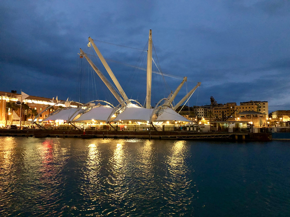 Harbor at Genova Italy