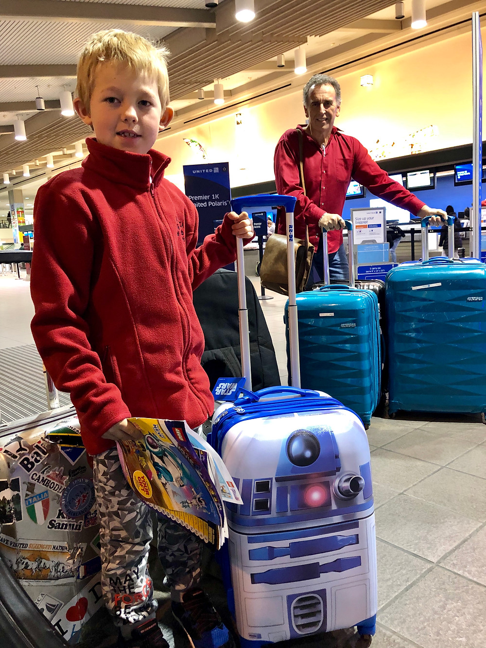 Justice with his new R2D2