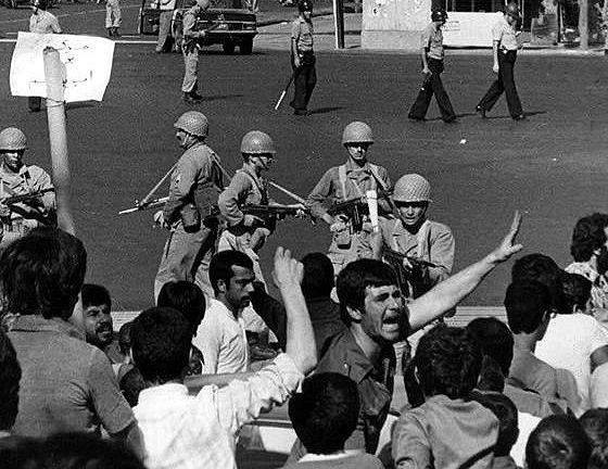 Iranian oil workers strike in 1978