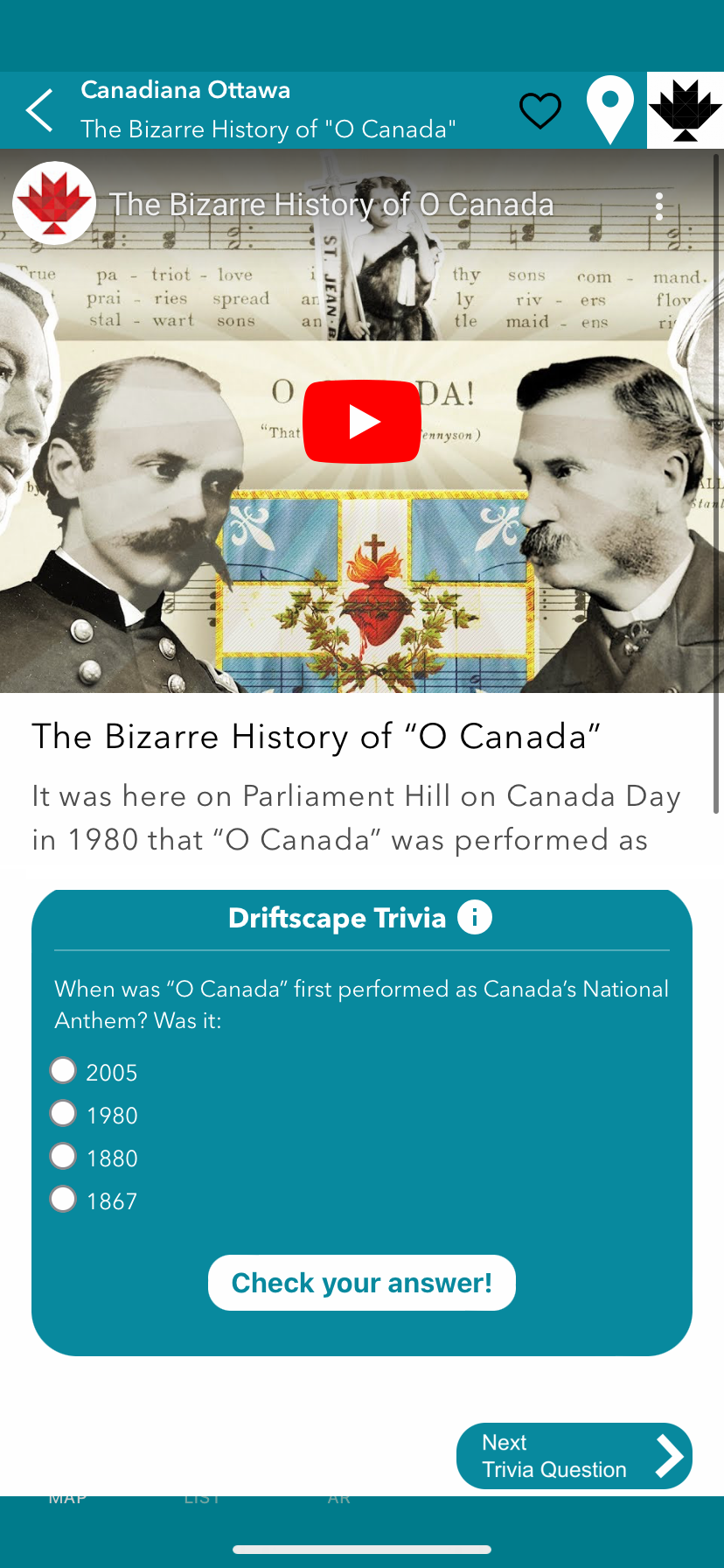 Driftscape Trivia