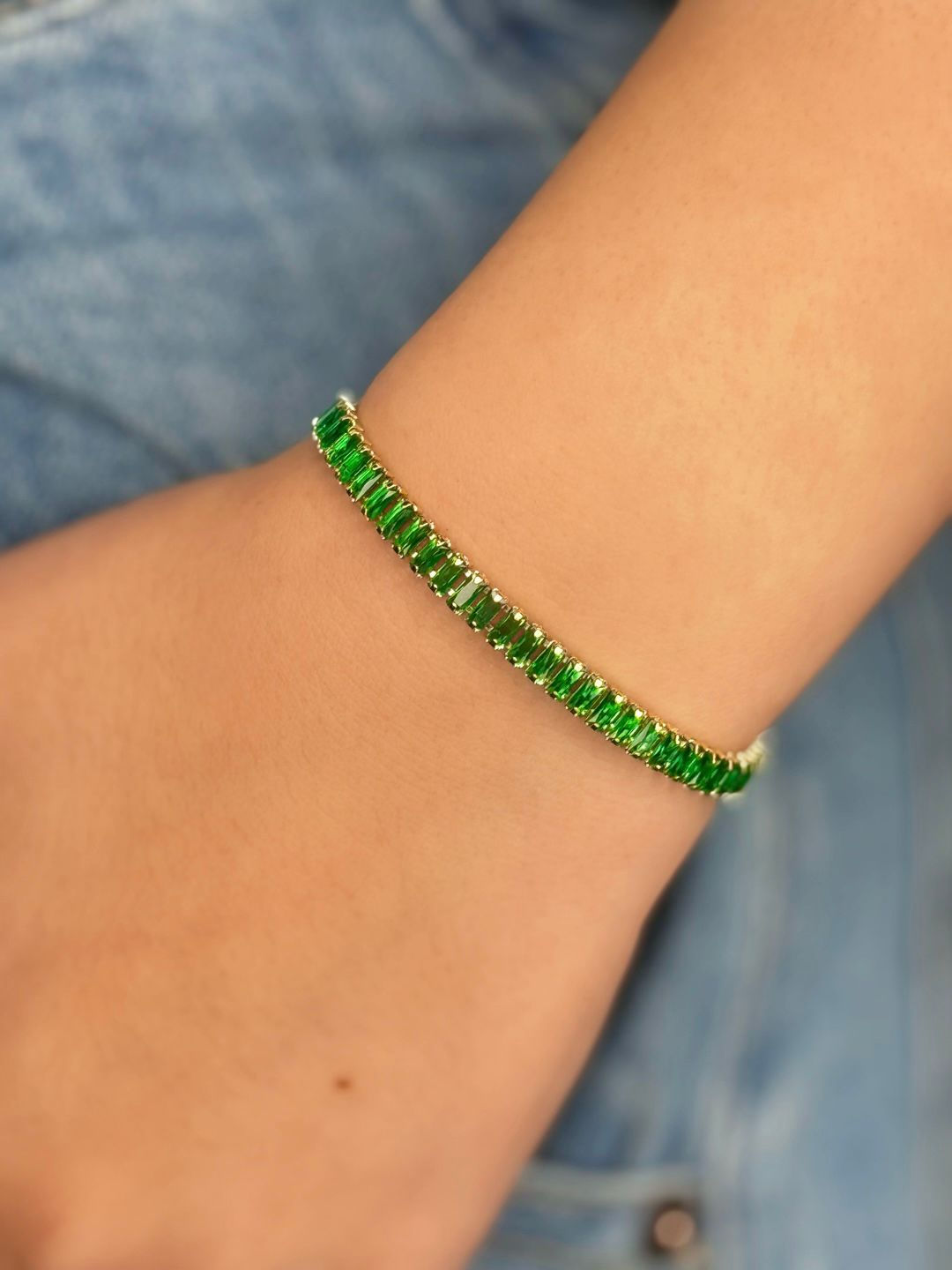 Pulseira Riviera Hope Green Gold
