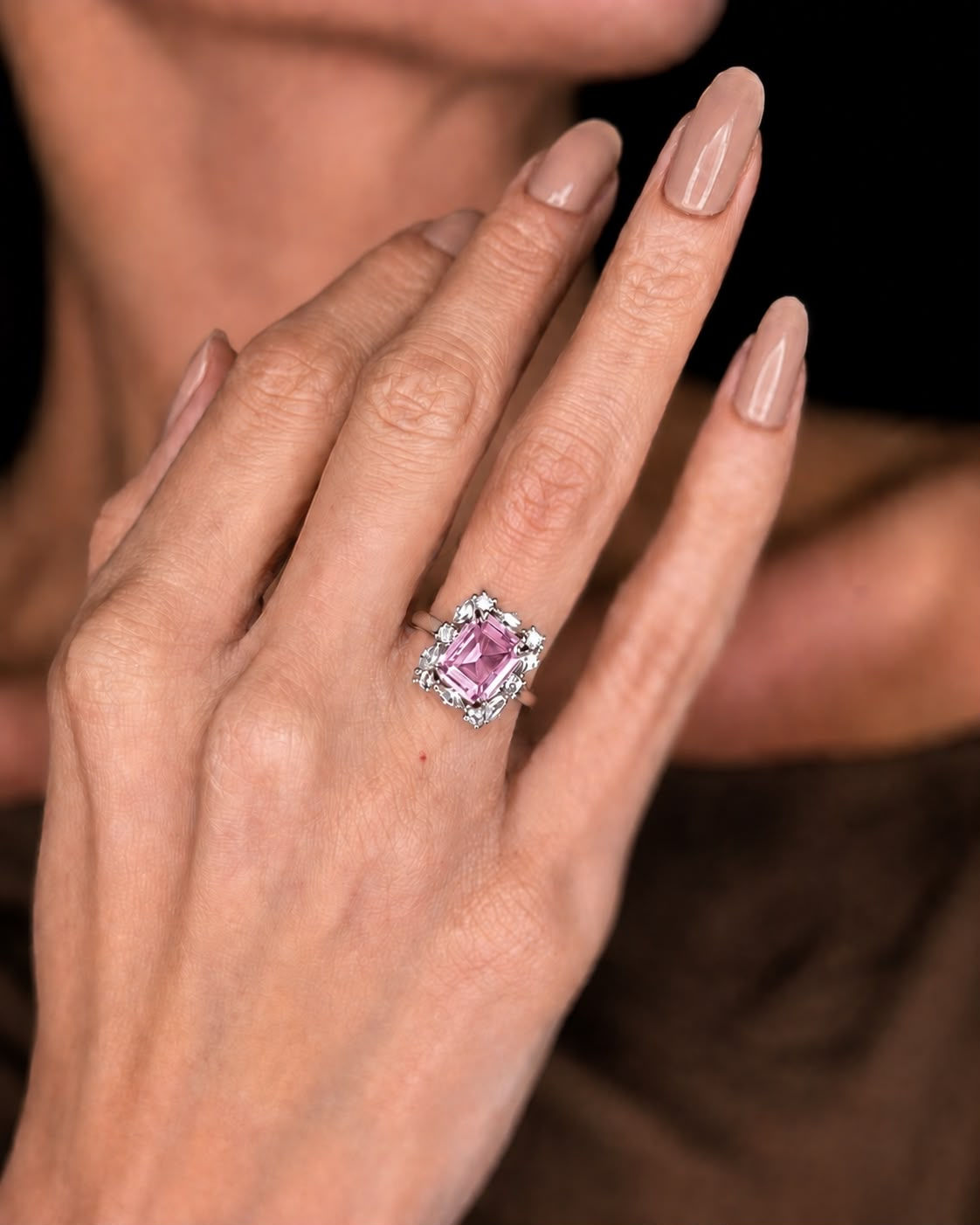 Anel Serena Pink
