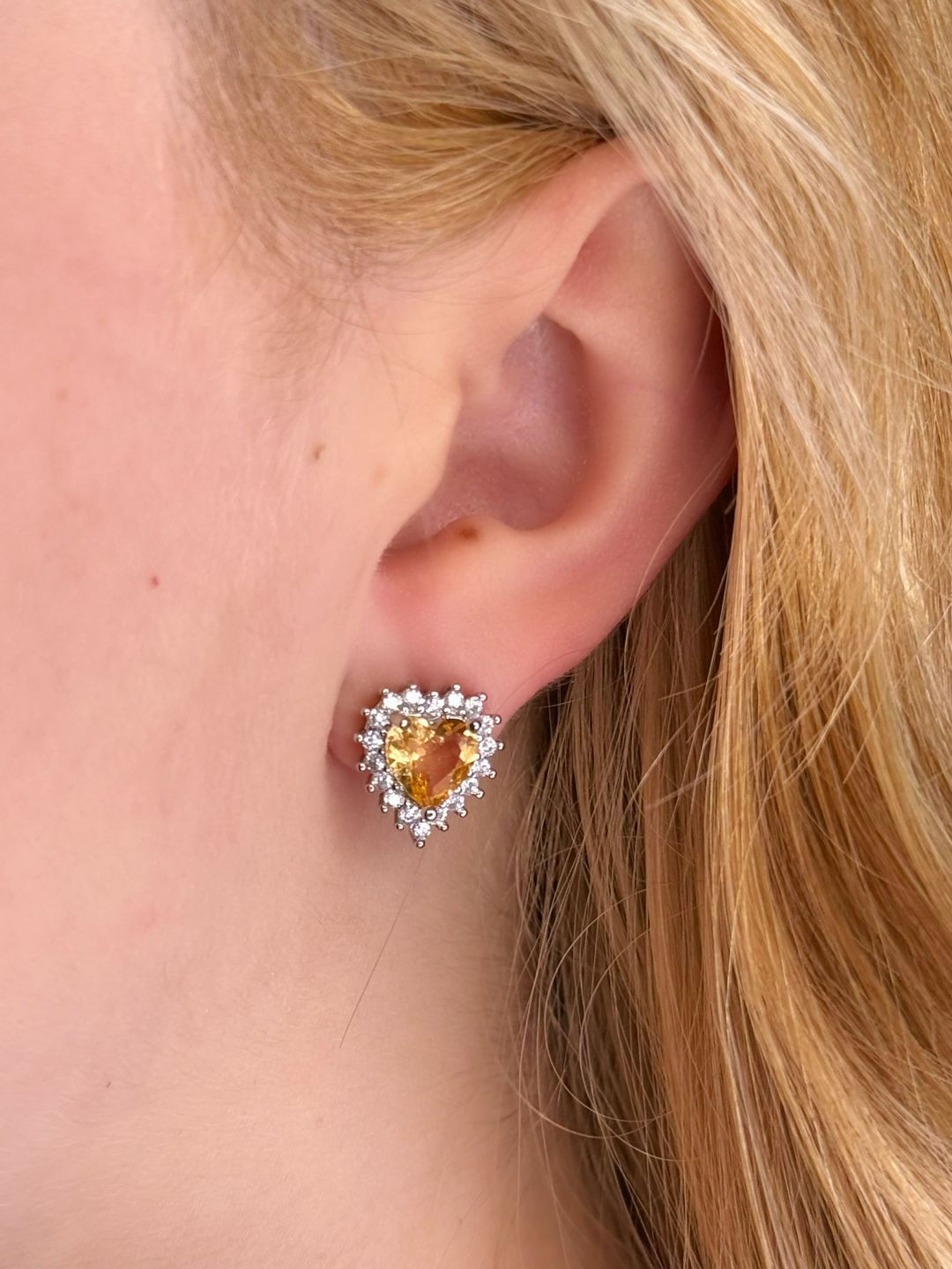 Brinco Coração Princess Mousse