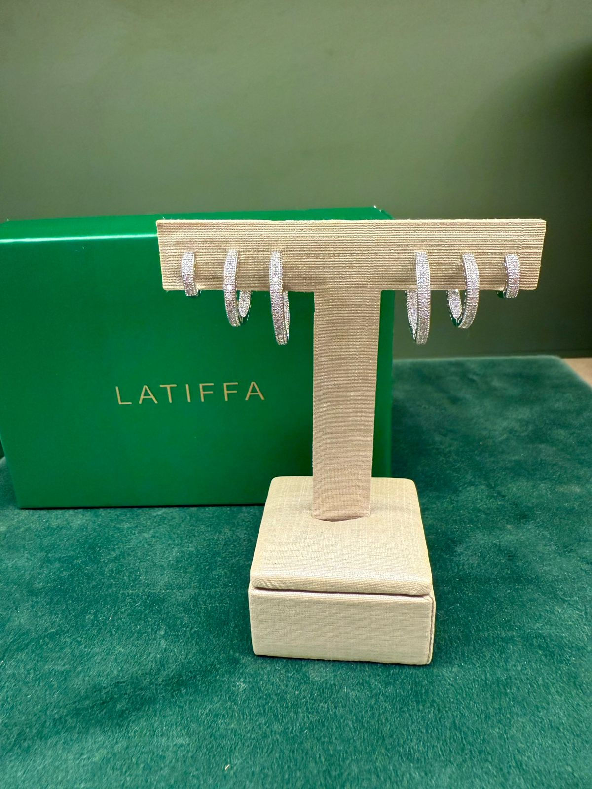 Trio de Argolas Cristal Slim