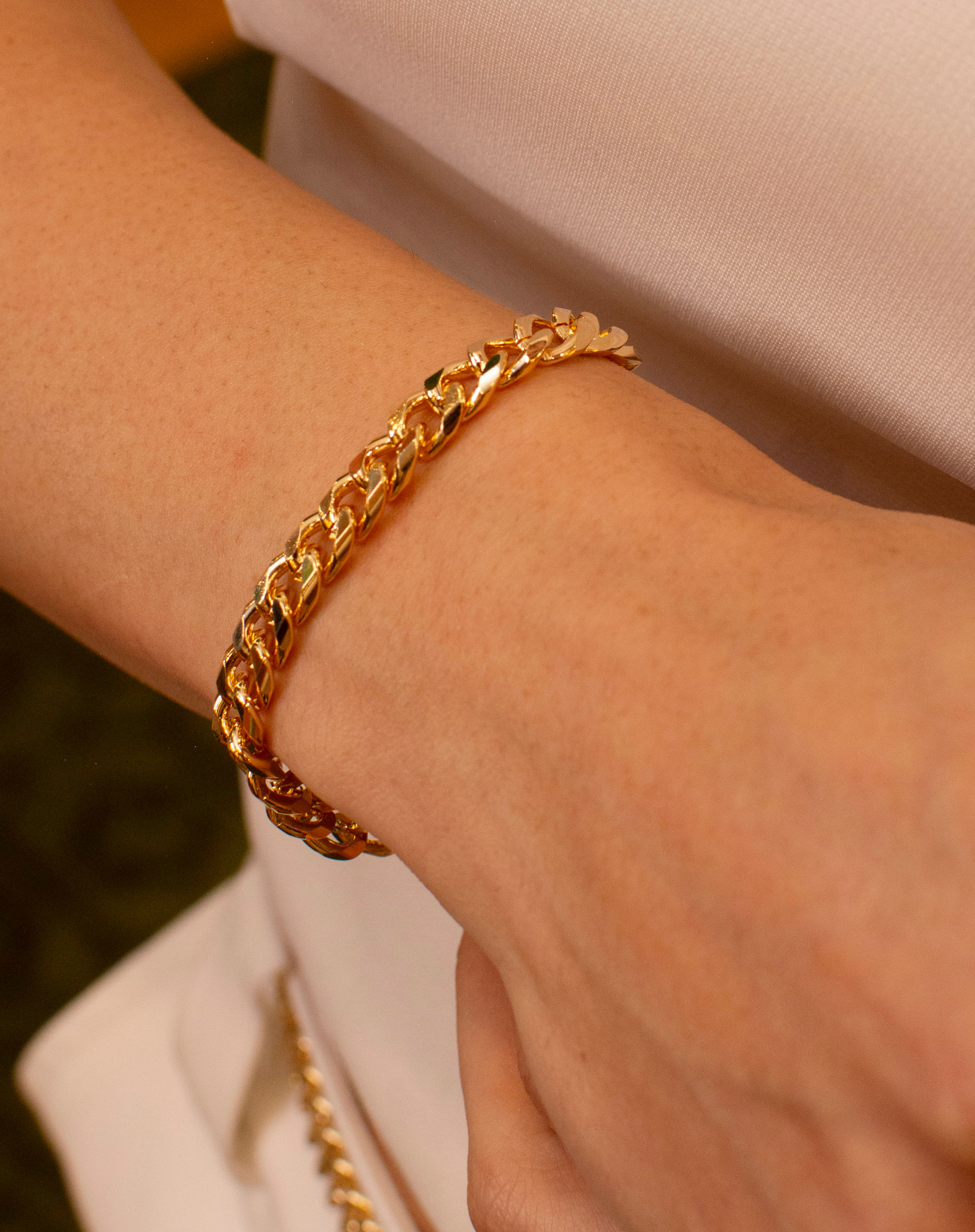 Pulseira Elos Dourados