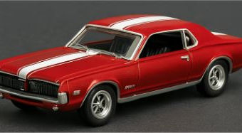 A diecast Mercury Cougar